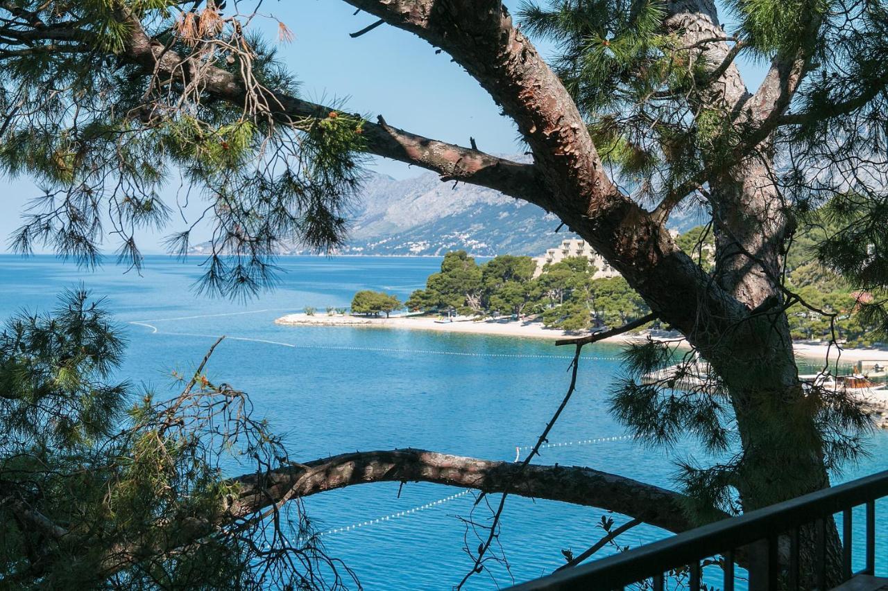 Apartments By The Sea Brela, Makarska - 16950 Eksteriør bilde